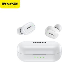 Awei T13 Pro In-ear Bluetooth Handsfree Ακουστικά Λευκά