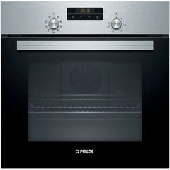 Φούρνος άνω Πάγκου Pitsos PH10M40X2 66lt Π59.4εκ. Inox