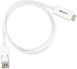 Sharkoon Cable DisplayPort male - HDMI male 4K 60Hz 1m Λευκό (MX-1847828)