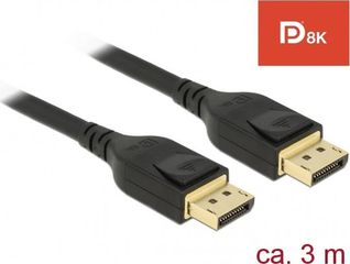 DeLock Cable DisplayPort male - DisplayPort male 8K 3m (85661)