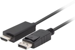 Lanberg Cable DisplayPort male - HDMI male 1.8m Μαύρο (CA-DPHD-11CC-0018-BK)