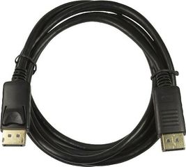 LogiLink Cable DisplayPort male - DisplayPort male 4K 5m Μαύρο (CV0074)