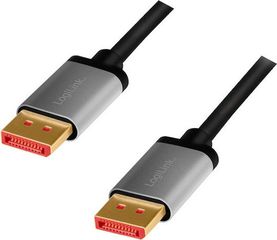LogiLink Cable DisplayPort male - DisplayPort male 8K 60Hz 3m Μαύρο (CDA0106)