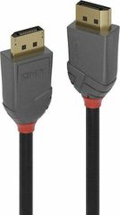 Lindy Cable DisplayPort male - DisplayPort male 1m Μαύρο (36481)