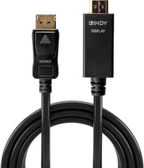 Lindy Cable DisplayPort male - HDMI male 1m Μαύρο (36921)