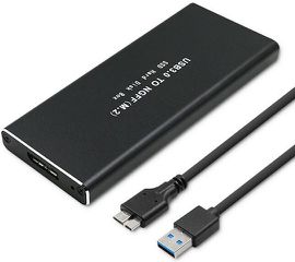 Qoltec Θήκη για Σκληρό Δίσκο M.2 SATA III, USB 3.0 / USB 3.1 51854