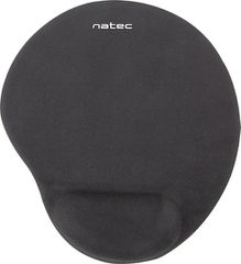 Natec Ergonomic Marmot Mouse Pad 245mm με Στήριγμα καρπού Μαύρο