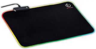 Rebeltec Led Slider M Mouse Pad με RGB Φωτισμό Μαύρο