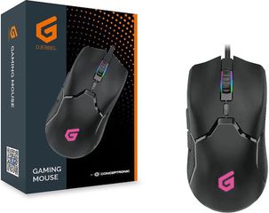 Conceptronic DJEBBEL05B RGB Gaming Ποντίκι 7200 DPI Μαύρο