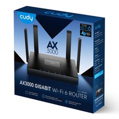 Cudy WR3000 v1 Ασύρματο Router Wi-Fi 6 με 3 Θύρες Gigabit