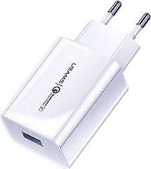 Usams T22 Φορτιστής Χωρίς Καλώδιο QC 3.0 USB-A 18W Λευκός