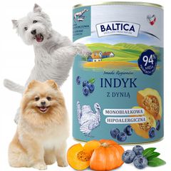 Baltica Υγρή Τροφή Σκύλων Διαίτης με Γαλοπούλα, Κρέας, Κολοκύθα και Βατόμουρα χωρίς Σιτηρά 400gr