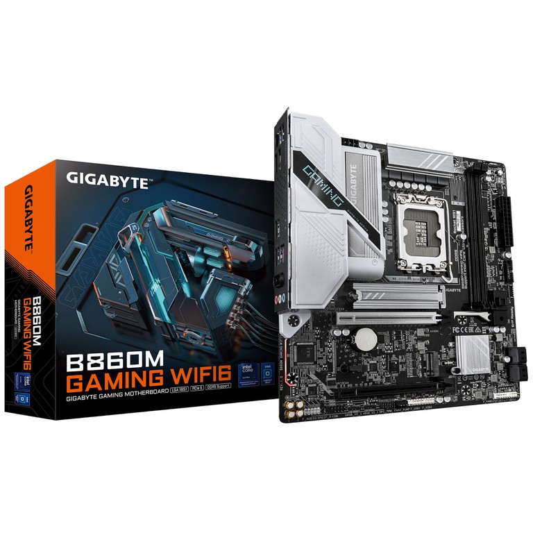 Gigabyte B860M GAMING WIFI6 Micro ATX, Intel 1851 Socket