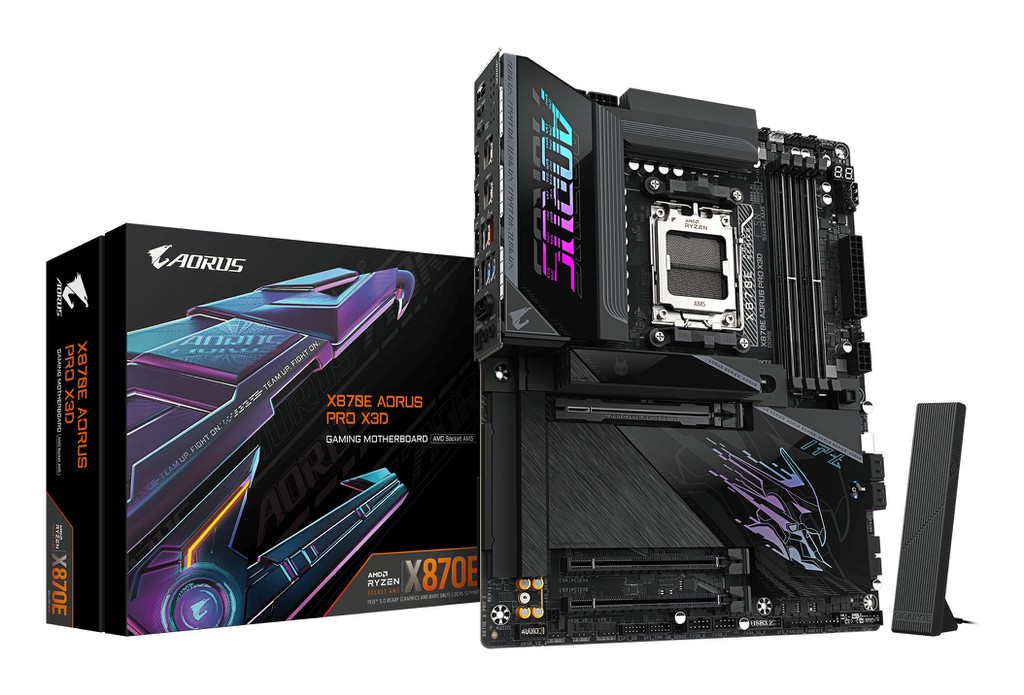 Gigabyte X870E AORUS PRO X3D ATX, AMD AM5 Socket