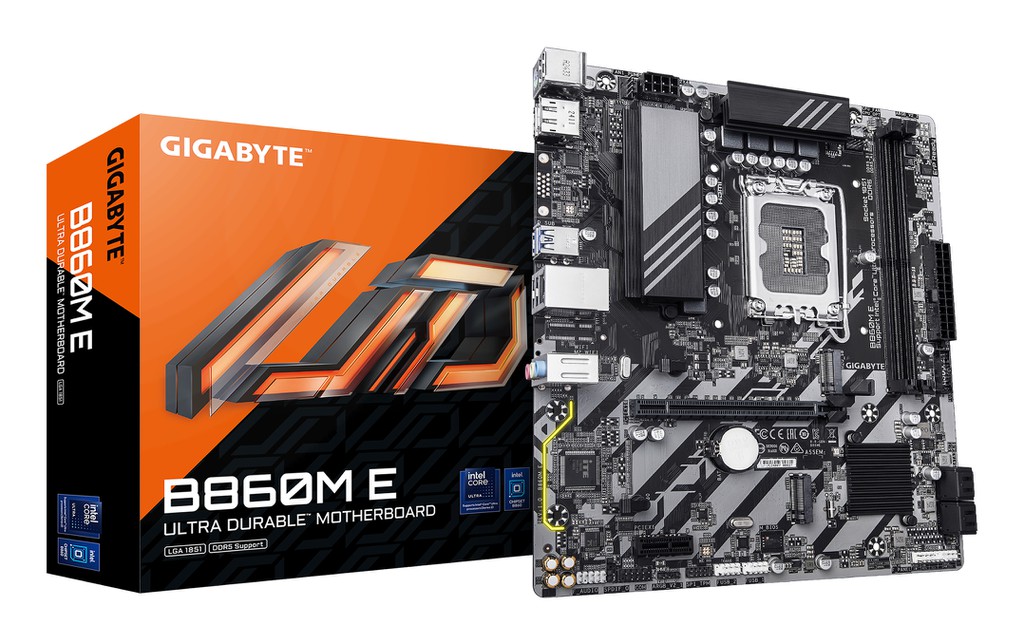 Gigabyte B860M E Micro ATX, Intel 1851 Socket