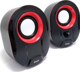 Equip 245332 Stereo 2.0 Ηχεία Υπολογιστή 2.0, 3W, Κόκκινο