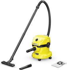 Karcher WD 2-18 V-12/18 Επαναφορτιζόμενη Σκούπα Υγρών / Στερεών Χωρίς Φορτιστή και Μπαταρία με Πλαστικό Κάδο 12lt