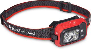 Black Diamond Φακός Κεφαλής LED Αδιάβροχος IP67 με Μέγιστη Φωτεινότητα 450lm Storm Headlamp Black Octane Κόκκινο 6206718