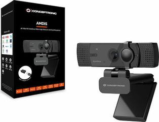 Conceptronic AMDIS08B Web Camera 4K με Autofocus