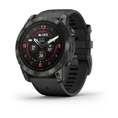 Garmin Fenix E Stainless Steel 47mm Smartwatch (Slate Grey Steel with Black Silicone Band)