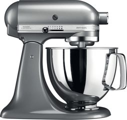 Kitchenaid Artisan 5KSM125ECU Κουζινομηχανή 300W με Ανοξείδωτο Κάδο 4.8lt