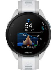 Garmin Forerunner 165 43mm Αδιάβροχο Smartwatch με Παλμογράφο (Mist Gray/Whitestone)