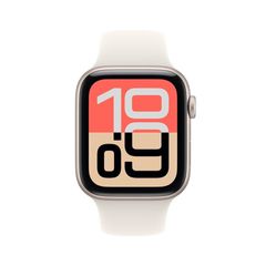 Apple Watch SE 3 Cellular Aluminium 44mm Αδιάβροχο με eSIM και Παλμογράφο (Starlight Aluminium Case with Starlight Sport