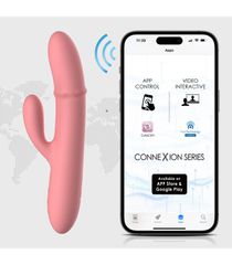 SVAKOM - Mora Neo Interactive Vibrator - Peach App-thumb-5