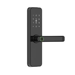 Bluetooth κλειδαριά FOX FPB-720B μαύρη από ανοξείδωτο ατσάλι με ψηφιακό πληκτρολόγιο και δαχτυλικό αποτύπωμα