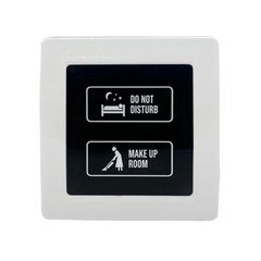 STARPRO SP-B100 εσωτερική μονάδα ενδείξεων DND/MUR αφής με φωτιζόμενο φόντο λευκό 86x86mm