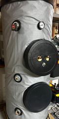 Δοχείο αδράνειας Δοχείο αδράνειας buffer tank με coil εναλλάκτη 220L με αφαιρούμενη σερπαντίνα χαλκού – πλήρως καθαρισμένο