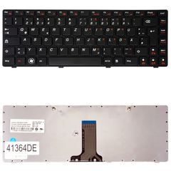 Deutsche Tastatur für Laptop - German Laptop Keyboard για Lenovo G470 V470 B470 B570 B490 G475 B475E 25011569 25011671 25011583 25011582 25011691 25-011670 25-011680 25-011678 PK130GL3A18 DE Black ( Κ