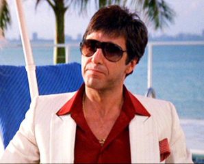 Vintage Porsche Design sunglasses 5622 Scarface Al Pacino. 1980s Folding with case. 911 930 924 928 914 916
