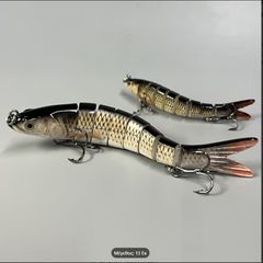 13cm  ψαρευτικό δολωματάκι, αρθρωτό  8-τμηματοειδές  σκληρό τεχνητό δόλωμα για εξοπλισμό ψαρέματος