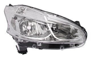 PEUGEOT 208 I 03.12-06.15 Headlamp R (H7/H7/W21, electric, without motor, insert colour: silver, indicator colour: silver)