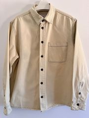 Πουκάμισο Overshirt Ξεβαμενο Denim με Τσέπη Μεγεθος Large