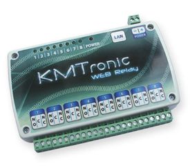 KMTronic LAN Ethernet IP 8 channels WEB Relay Board Box