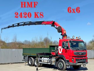 Γερανοί - Φορτηγά Με Γερανό Volvo 2012 FMX 420 * HMF 2420 K8 + ΤΗΛΕΧΕΙΡΙΣΤΗΡΙΟ * 6x6