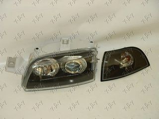Φανάρι Εμπρός Σετ EAGLE EYES Μαύρο / FIAT PUNTO GT 96-99 - 1 Τεμ