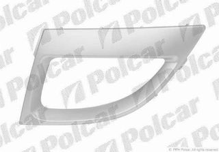 Carro Διακοσμητικό Πλαίσιο Προφυλακτήρα Εμπρός Ασημί κατάλληλο για RENAULT SCENIC/GRAND SCENIC 2009-2012 (JZ0/JZ1) / 623848430R - Δεξί - 1 Τεμ
