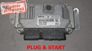 ΕΓΚΕΦΑΛΟΣ ΚΙΝΗΤΗΡΑ AYGO C1  107 1.0  1KR-FE 89661-0H060 0261S04462 1039S34044   ΞΕΚΛΕΙΔΩΤΟΣ