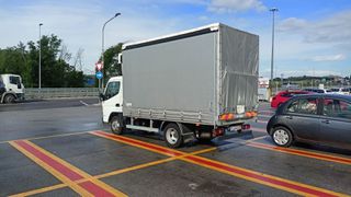 Καρότσα Mitsubishi 2023 FUSO 3S15 CANTER EURO6-D ΚΟΥΡΤΙΝΑ ΣΤΕΝΟ-thumb-1