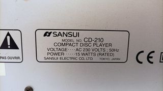 Sansui CD-210 CD Player με τηλεχειριστήριο-thumb-16