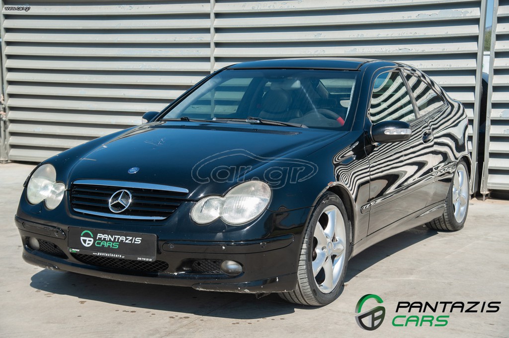 Mercedes-Benz C 200 2005 Sport Coupe 2.0i 163HP 6ΤΑΧΥΤΟ PANORAMA CLIMA ΔΕΡΜΑ