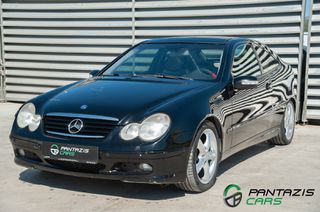Mercedes-Benz C 200 2005 Sport Coupe 2.0i 163HP 6ΤΑΧΥΤΟ PANORAMA CLIMA ΔΕΡΜΑ