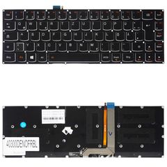 Deutsche Tastatur für Laptop - German Laptop Keyboard για Lenovo Yoga 3 Pro 1370 20448 Pro-1370 80HE 80HE000HUS 80HE000DUS 5CB0G97347 5CB0G97323 5CB0G97357 SN20F66348 PK130TA1A19 DE Nο Frame Backlight