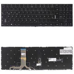Deutsche Tastatur für Laptop - German Laptop Keyboard για Lenovo Legion Y540-15IRH 81SX 81RJ Y540-15IRH-PG0 81SY Y540-17IRH-PG0 81T3 Y540-17IRH 81Q4 Y7000 Y7000P 81SX0018AU 5CB0U42735 5CB0U42728 DE No