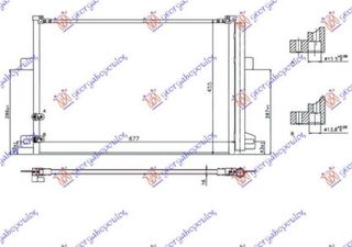 ΨΥΓΕΙΟ A/C ΓΙΑ ΌΛΑ ΒΕΝΖΙΝΗ/ΠΕΤΡΕΛΑΙΟ (640x440x16) (KOYO)