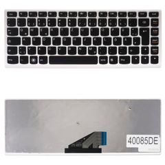 Deutsche Tastatur für Laptop - German Laptop Keyboard για Lenovo Ideapad U310 U310-ITH U310-IFI 25204859 25204949 25204769 2504777 25-204949 25204899 25204898 T3D1-US T3D1-UK DE Black White Frame ( Κω