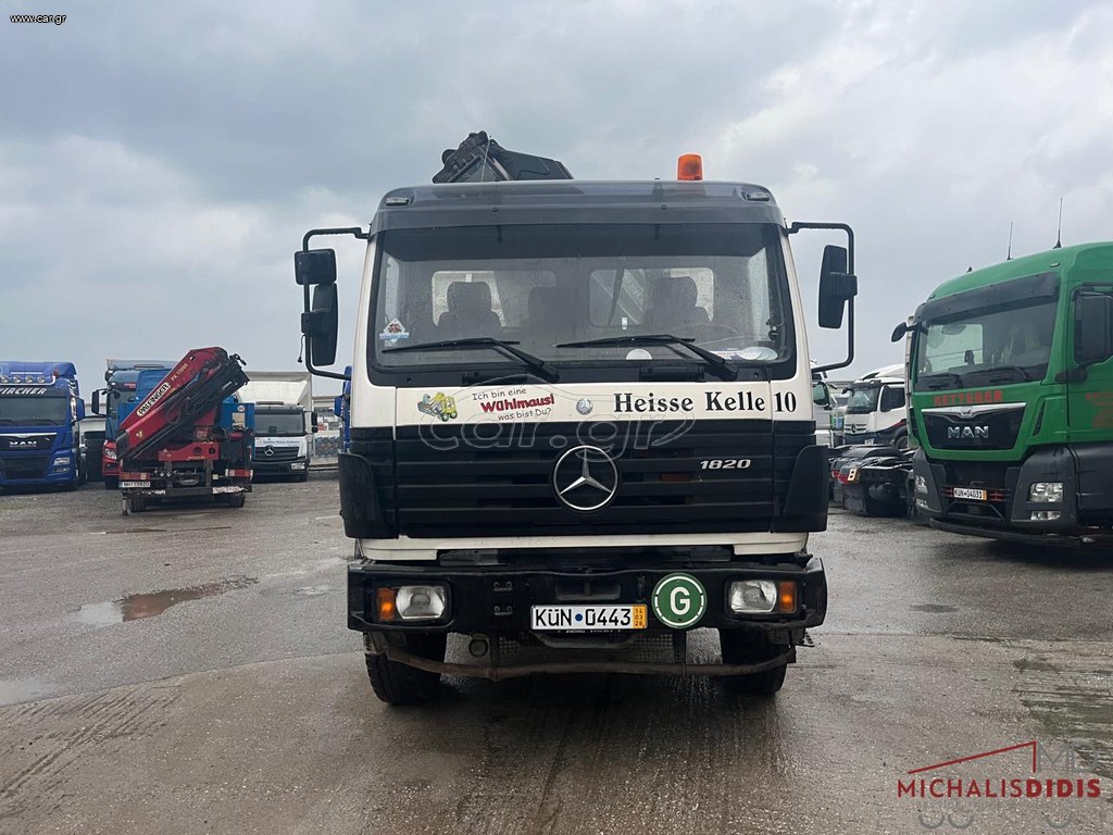 Ανατροπή + Γερανός Mercedes-Benz 1997 1820 AK 4x4